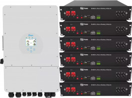   Deye SUN-12K-SG04LP3-EU-6DY14.4K-LFP-R 12kW 14.4kWh 6BAT LiFePO4 6000 циклів