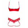 Obsessive Ingridia 2-pcs crotchless set M/L (SO9032) - зображення 6