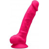 Silexd Johnny Pink Premium Silicone Dildo Model 1 розовый 18,5 см (SO3150) - зображення 1