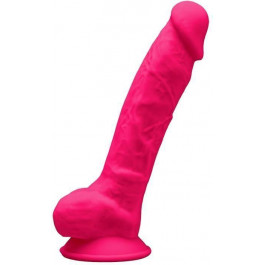   Silexd Johnny Pink Premium Silicone Dildo Model 1 розовый 18,5 см (SO3150)