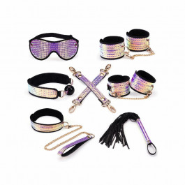   Liebe Seele Набір  Pink Glossy 7pcs Bondage Kit (SO9507)