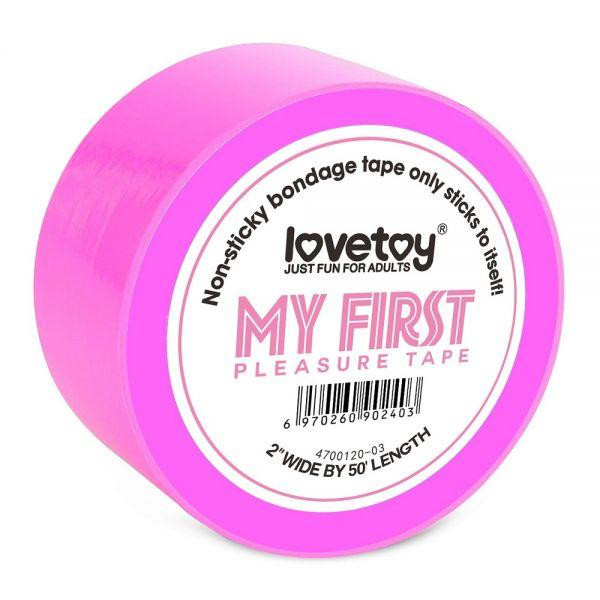 LoveToy Стрічка кольору фуксії для бондажу  MY FIRST (IODU-310387) - зображення 1