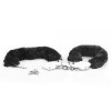 LoveToy Наручники з мехом чорні Fluffy Hand Cuffs, Black (IODU-310396) - зображення 4