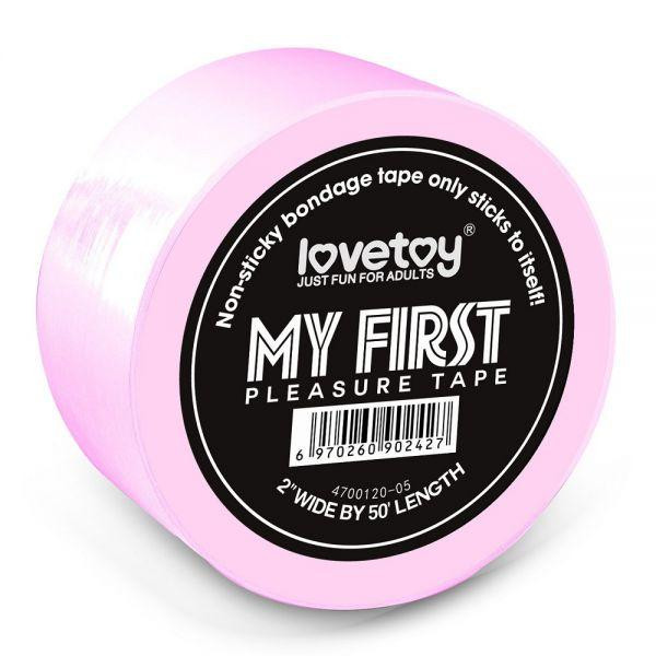 LoveToy Рожева стрічка для бондажу  MY FIRST (IODU-310389) - зображення 1