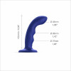 Strap-On-Me TAPPING DILDO WAVE - NIGHT BLUE (SO9621) - зображення 2