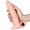 LoveToy Add Pleasure X-Tender Vibrating Penis Sleeve Flesh Add 2", Flesh - зображення 4