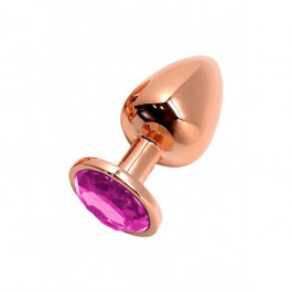   Wooomy Tralalo Rose Gold Metal Plug MAGENTA M (SO7427)