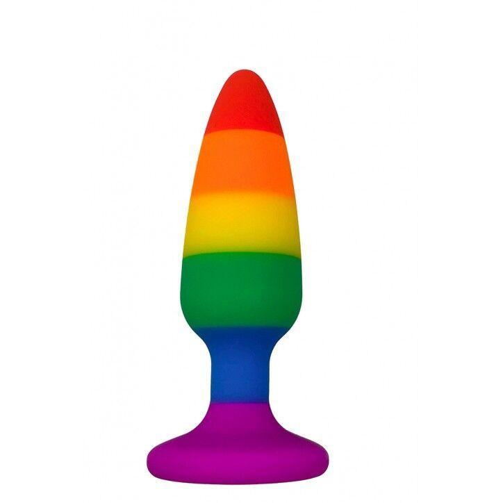 Wooomy Hiperloo Silicone Rainbow Plug M (SO7435) - зображення 1