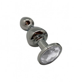 Wooomy Lollypop Double Ball Metal Plug M (SO7414)