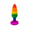 Wooomy Hiperloo Silicone Rainbow Plug S (SO7424) - зображення 2