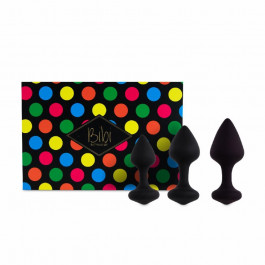 Feelztoys FeelzToys - Bibi Butt Plug Set 3 pcs Black (SO5065)