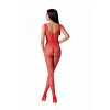 Passion Бодістокінг із крилами  BS098 One Size red - зображення 9