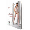 Passion Бодістокінг з безліччю бретелів  BS095 One Size white - зображення 5