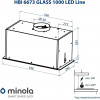 Minola HBI 6873 BL GLASS 1200 LED LINE - зображення 10