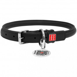 Collar Glamour круглый для собак с длинной шерстью 1.3x53-61см, черный (35311)
