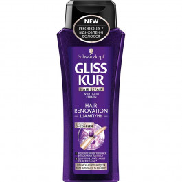 Gliss kur Hair Renovation Shampoo Шампунь для ослабленных и истощенных после окрашивания и стайлинга волос 250