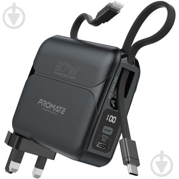 Promate PowerPack-20Pro 20000 mAh Black (powerpack-20pro.black) - зображення 1