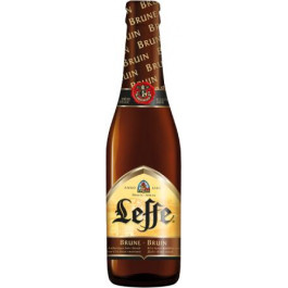 Leffe Упаковка пива  Brune темное фильтрованное 6.3% 0.33 л x 24 шт (5410228146162)