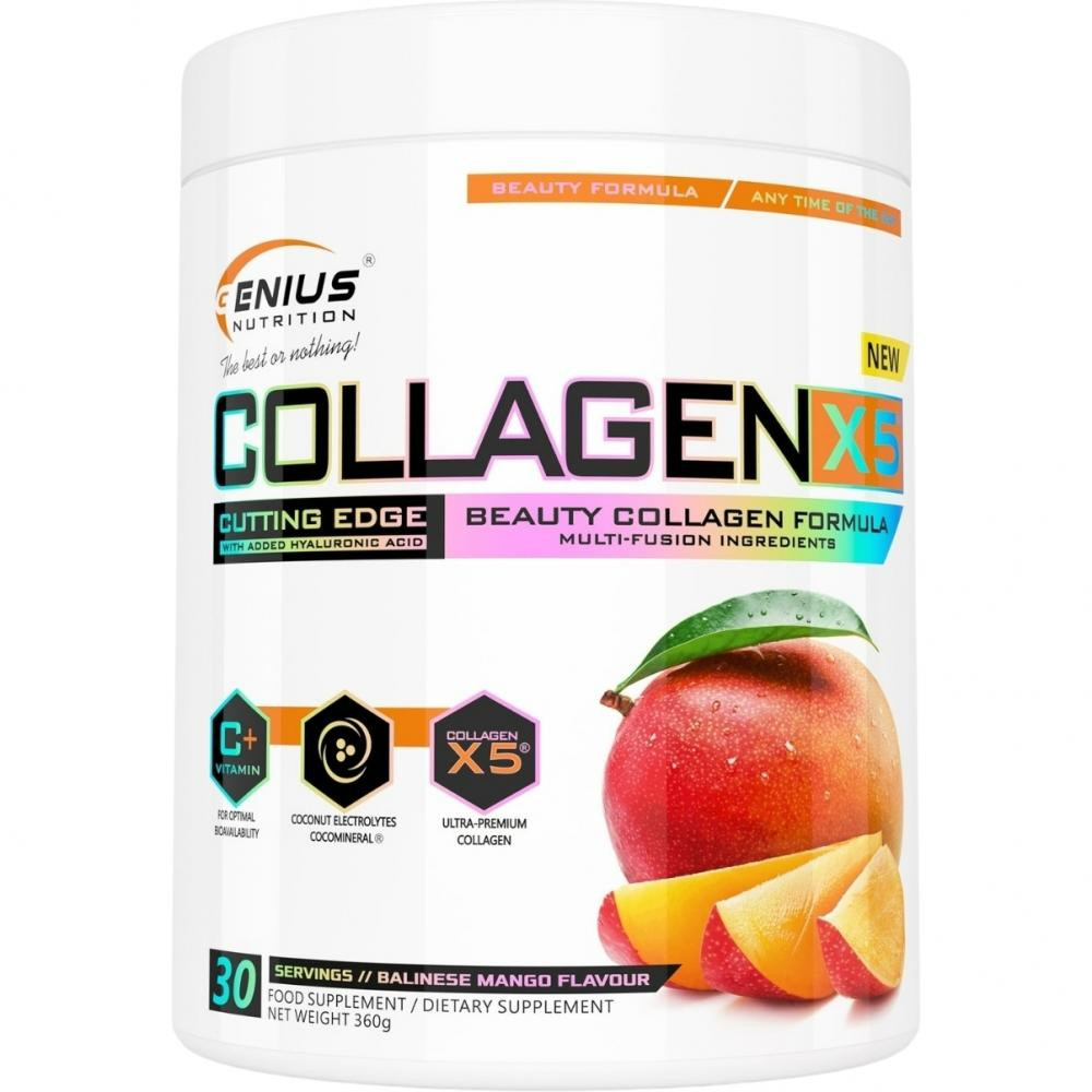 Genius Nutrition Collagen-X5 powder Mango 360 г - зображення 1