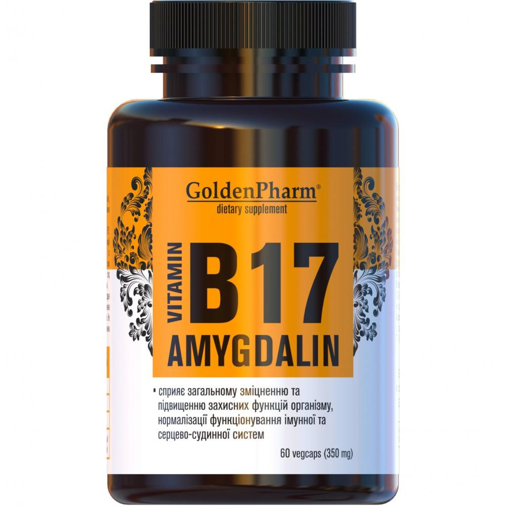 Golden Pharm Вітамін В17 Amygdalin  350 мг 60 капсул - зображення 1