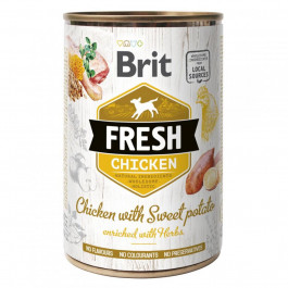 Brit Fresh Chicken Sweet Potato 400 г 100159/3893