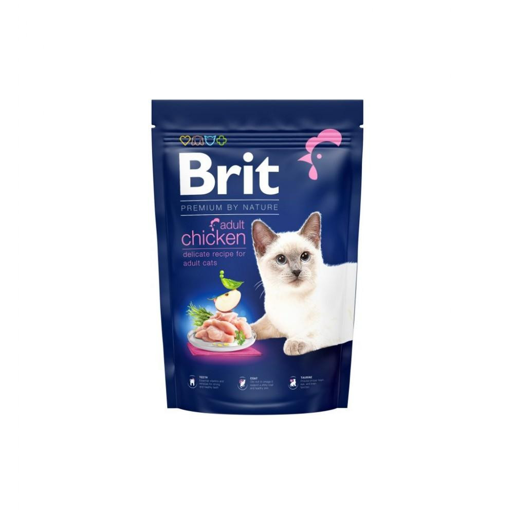 Brit Premium Cat Adult Chicken 0,3 кг - зображення 1