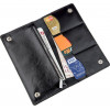 SHVIGEL Бумажник мужской вертикальный из кожи алькор  16195 Черный - зображення 4