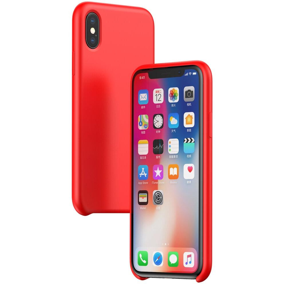 Baseus Original LSR Case for iPhone X Red WIAPIPHX-SL09 - зображення 1