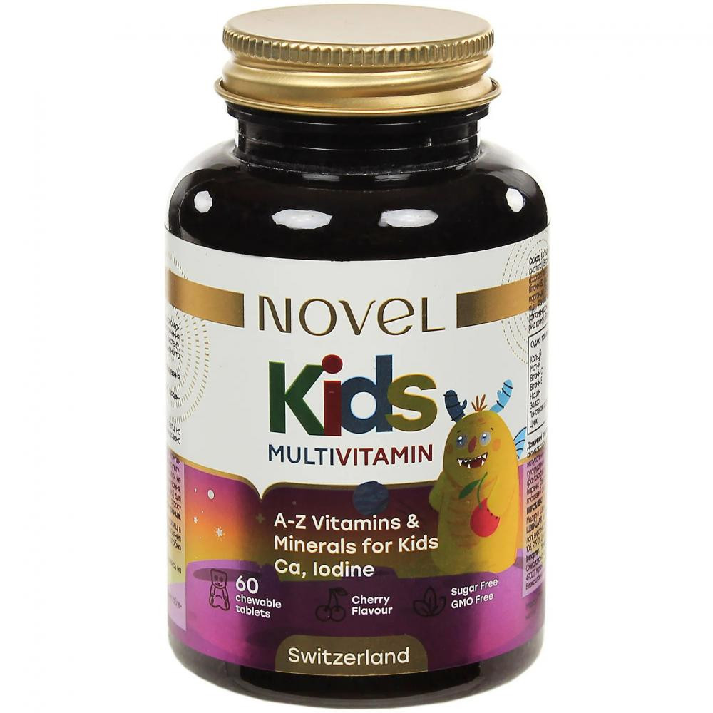 Novel Multivitamin Kids 60 жувальних таблеток - зображення 1