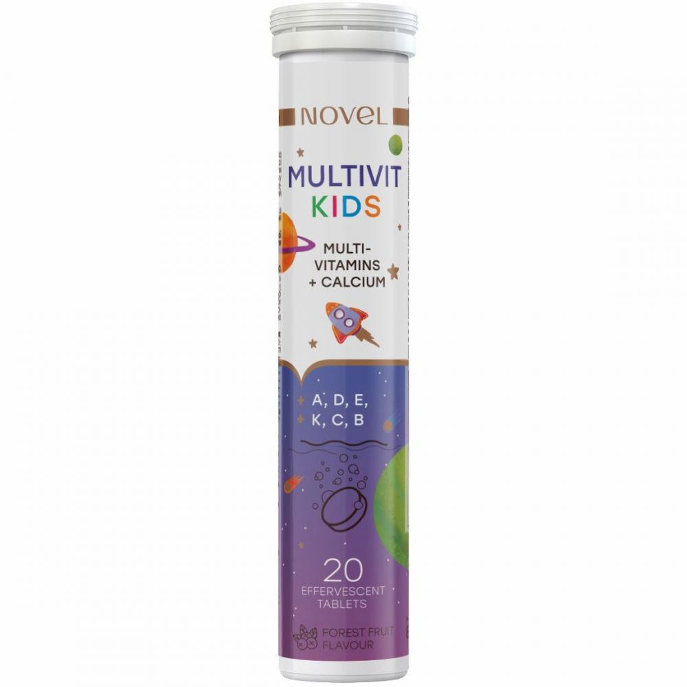Novel Multivit Kids 20 шипучих таблеток - зображення 1