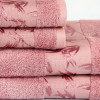 Maisonette Махровое полотенце Bamboo 50х100 Темно-розовый (8699965120872) - зображення 2