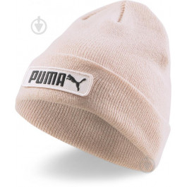   PUMA Шапка жіноча  Classic Cuff Beanie 02343407 One Size Rose Quartz (4065449749299)