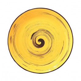 Wilmax Тарелка обеденная  Spiral Yellow WL-669414 / A (25,5см)