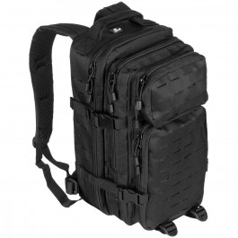 MFH Assault I Backpack Laser / black (30335A)