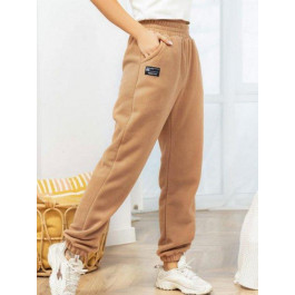 ISSA Plus Спортивні штани флісові жіночі  SA-486B S Бежеві (issa2007682503568)