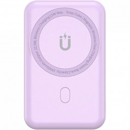 WIWU Snap Cube Magnetic Wireless Charger 10000mAh Purple
