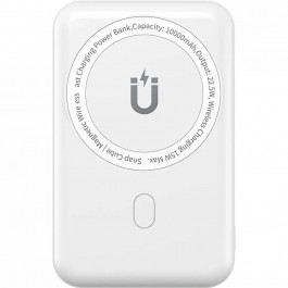 WIWU Snap Cube Magnetic Wireless Charger 10000mAh White