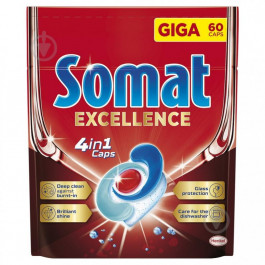 Somat Таблетки для миття посуду  Exellence 60 капсул (9000101550504)