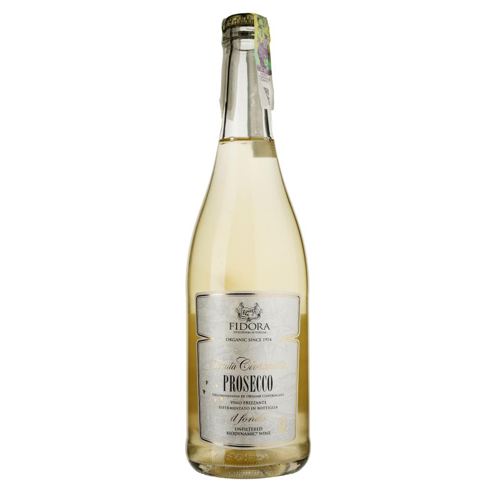 Fidora Вино ігристе  Prosecco Il Fondo, 0,75 л (8053369640044) - зображення 1