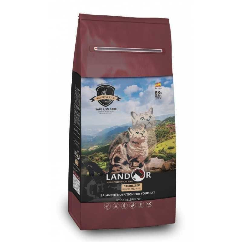 Landor Sterilized Rabbit Rice 2 кг (8436022859937) - зображення 1