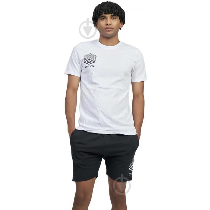 UMBRO Футболка бавовняна  Terrace Graphic Tee 66424U-13V S Біла (5063178022798) - зображення 1