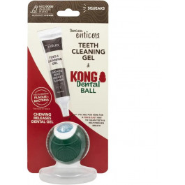 TropiClean Enticers Kong Dental Ball - Набор по догляду за ротовою порожниною (шарик, гель) 005884