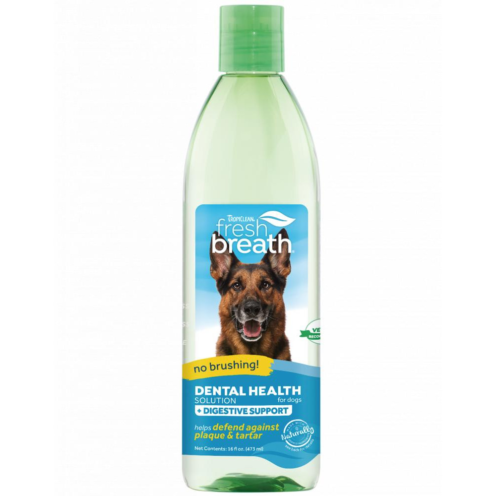 TropiClean Oral Care Water Additive Digestive Добавка в воду с пребиотиком для собак и кошек 473 мл (001862) - зображення 1