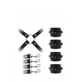   Guilty Pleasure LEATHER HOG TIE CUFF SET (T520071)