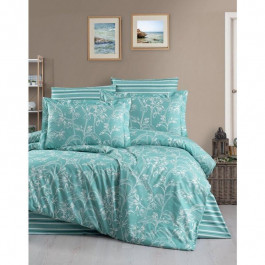 SOHO Комплект постільної білизни  полуторний 150x200 см Charming turquoise ранфорс (1240к)