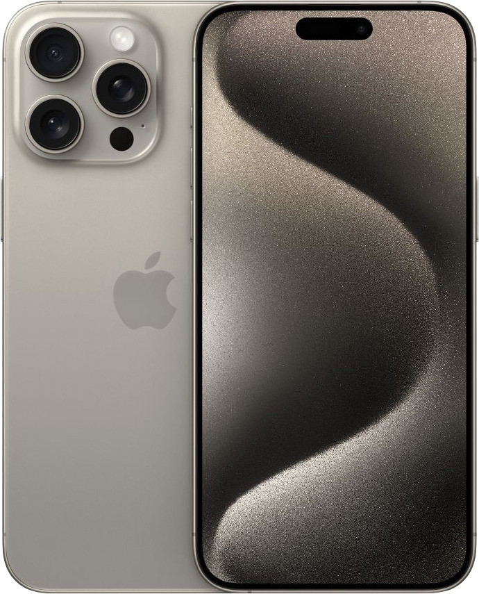 Apple iPhone 15 Pro 128GB Natural Titanium (MTUX3) - зображення 1