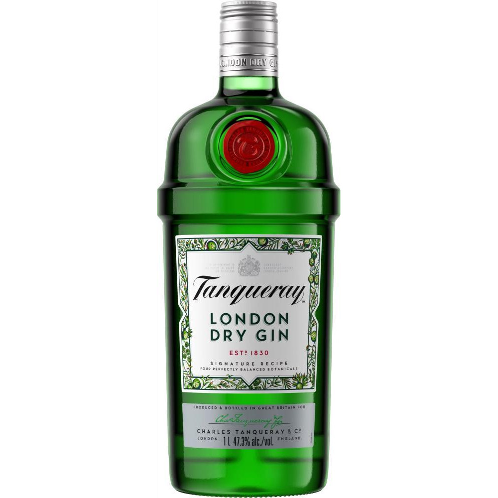 Tanqueray Джин  London Dry Gin 1 л 47.3% (5000291020805) - зображення 1