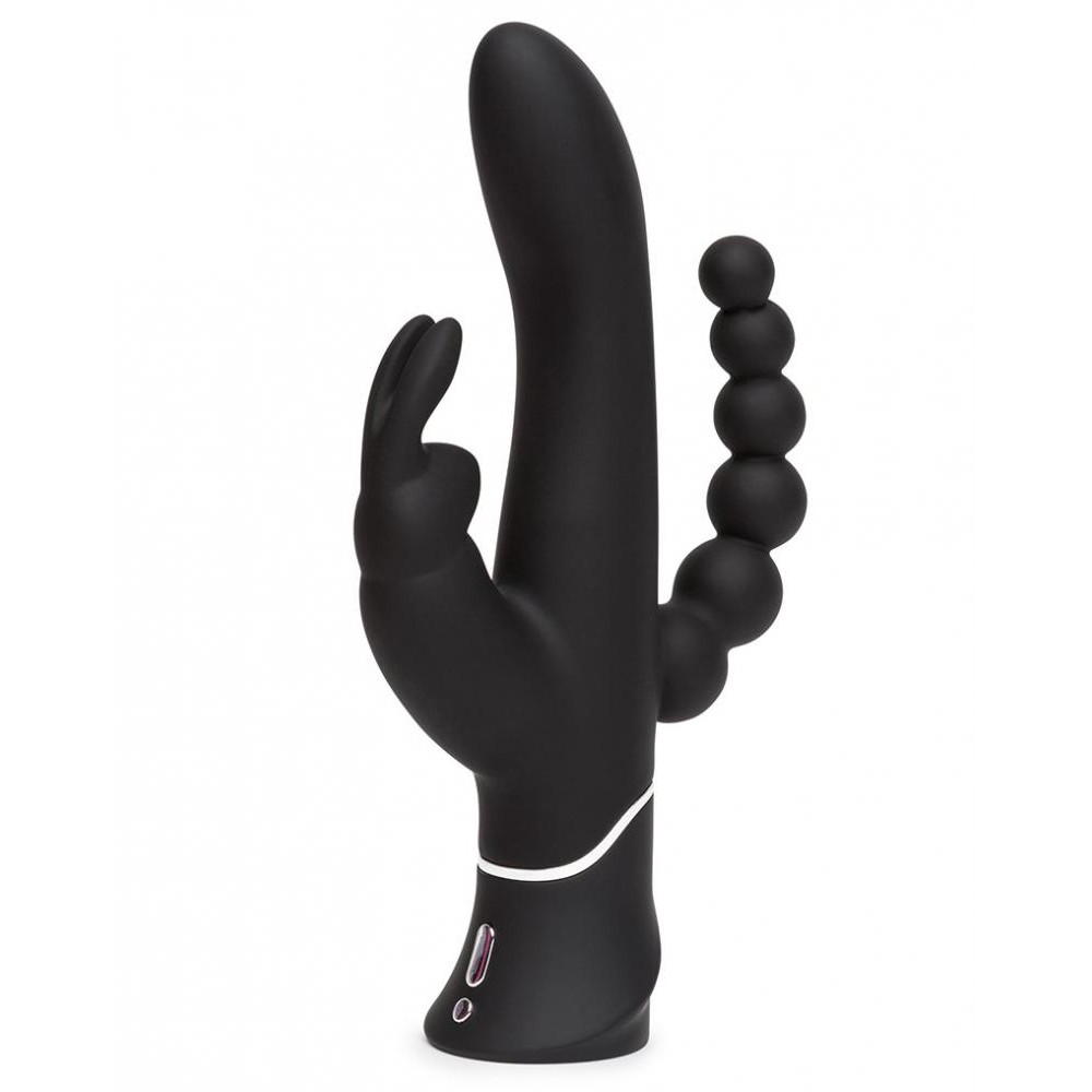 Fifty Shades of Grey Happy Rabbit Triple Curve Rechargeable Rabbit Vibrator (FS71506) - зображення 1