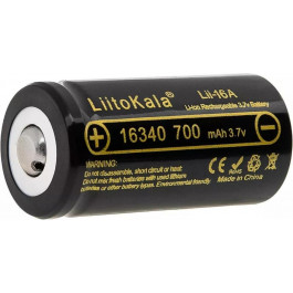   LiitoKala Li-Ion CR123A 700mAh 3.7V TipTop (LII-16A)