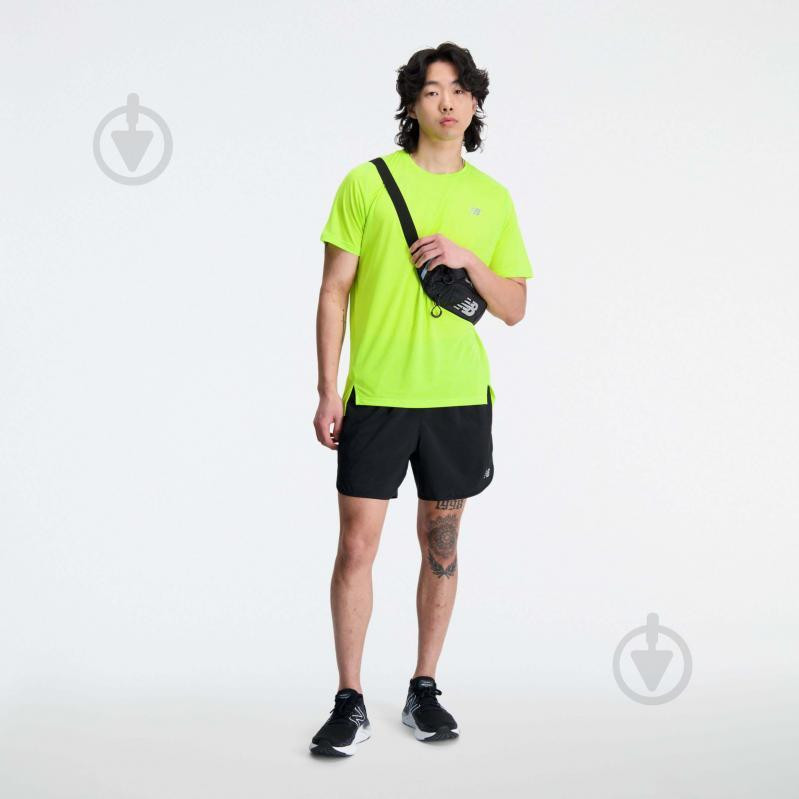 New Balance Жовта чоловіча футболка  Accelerate Tee nblMT23222THW - зображення 1